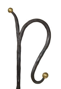 Close up of a Garouste Bonetti standing lamp