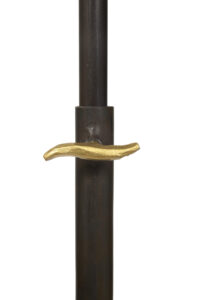 Close up of a Garouste Bonetti standing lamp