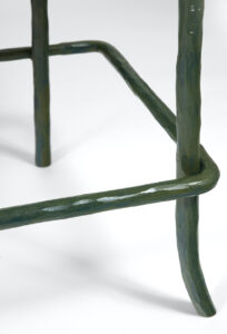 Fer battu console design Eric Jourdan.